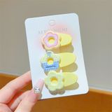  Set 3 kẹp tóc mái hoa ngọt ngào cho bé - SETK-147 