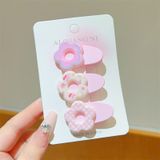  Set 3 kẹp tóc mái hoa ngọt ngào cho bé - SETK-147 