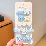  Set 1 chun buộc tóc + 4 kẹp mái gắn charm hoạt hình - SMIX-29 