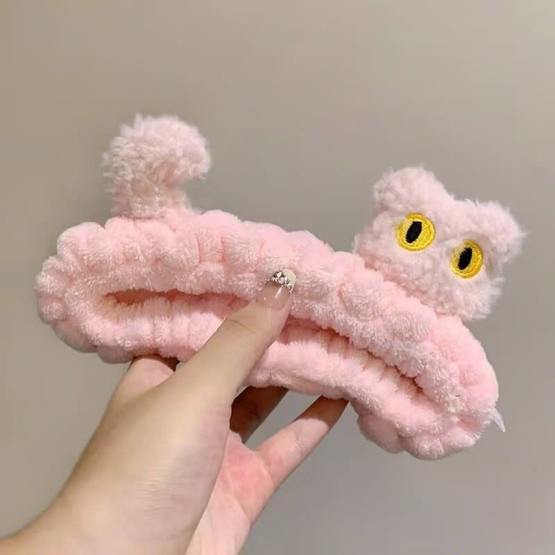  Băng đô cài tóc rửa mặt, đắp mặt nạ hình mèo- PKT-51 