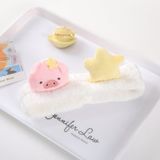  Băng đô cài tóc rửa mặt, đắp mặt nạ họa tiết lợn- PKT-53 