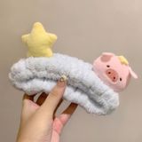  Băng đô cài tóc rửa mặt, đắp mặt nạ họa tiết lợn- PKT-53 