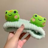  Băng đô cài tóc rửa mặt, đắp mặt nạ họa tiết ếch xanh- PKT-55 