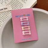  Set 4 kẹp tóc mái màu macaron - SETK-87 