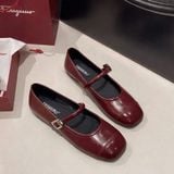  Giày Búp Bê Da Lì Đế Bệt 208 