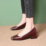  Giày Búp Bê 4 phân Da Lì Cao Cấp 360-1 