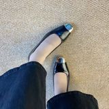  Giày Búp Bê 4 phân Da Lì Cao Cấp 360-1 