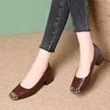  Giày Búp Bê 4 phân Da Lì Cao Cấp 360-1 