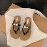  Dép Bệt Quai Da lì đế Cao Su Cao Cấp 5566-5 