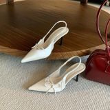  Giày Cao Gót 7 Phân Da Lì 2061 