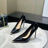  Giày Cao Gót 10 Phân Da Bóng Bọc Mũi Cao Cấp 539-18 