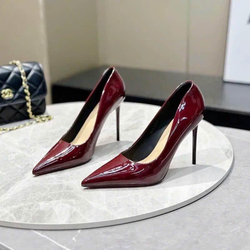  Giày Cao Gót 10 Phân da Bóng Cao Cấp H5392 