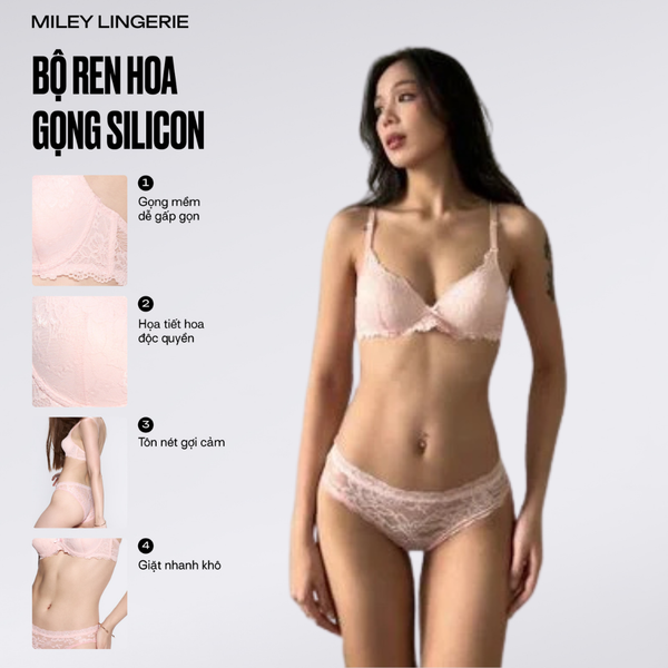 Bộ Đồ Lót Ren Không Gọng Comfort BRL [12005-FLS1203]