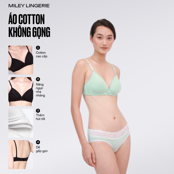 Áo Ngực Cotton Không Gọng  Classic [BRW07015]