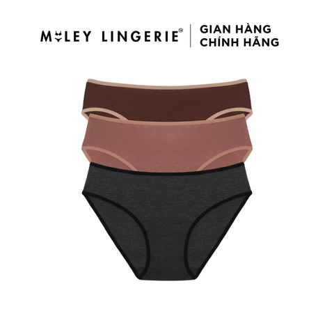 Combo 3 Quần Lót Nữ Cotton Flexi Miley Lingerie - Màu Ngẫu Nhiên