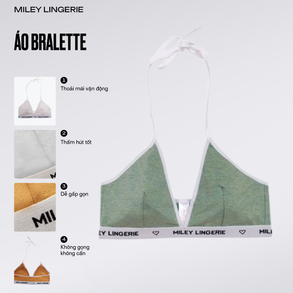 Áo Ngực Bralette Không Gọng Cổ Chữ V Active [BRM07012]
