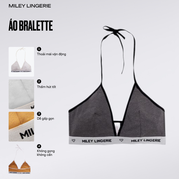 Áo Ngực Bralette Không Gọng Cổ Chữ V Active [BRM11012]