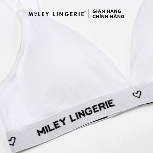 Áo Ngực Mút Mỏng Thời Trang Thể Thao Lưng Logo Chất Vải Cotton Thiên Nhiên BeingMe Miley Lingerie