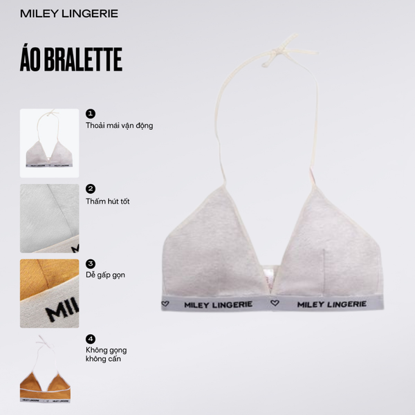 Áo Ngực Bralette Không Gọng Cổ Chữ V Active [BRM14012]