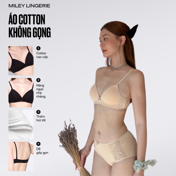 Áo Ngực Cotton Không Gọng  Classic [BRW09015]