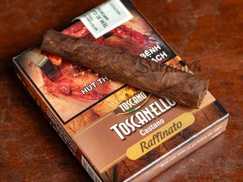 Cigar Mini Toscano Toscanello Castano Raffinato - Xì Gà Sữa Ý Chính Hãng