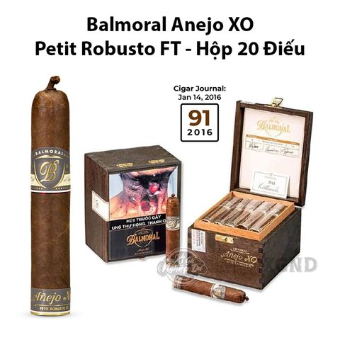 Cigar Balmoral Anẽjo XO Petit Robusto - Xì Gà Dominica Chính Hãng