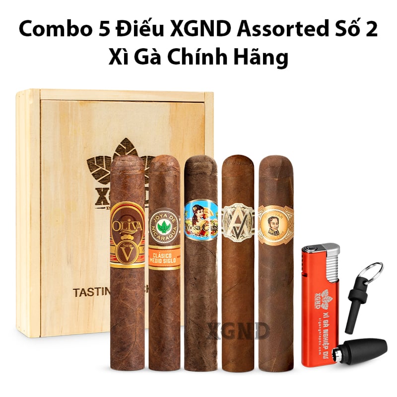 Combo 5 Điếu XGND Assorted Số 2 Chính Hãng