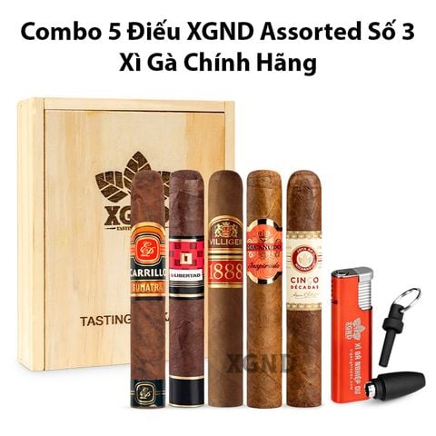 Combo 5 Điếu XGND Assorted Số 3 Chính Hãng