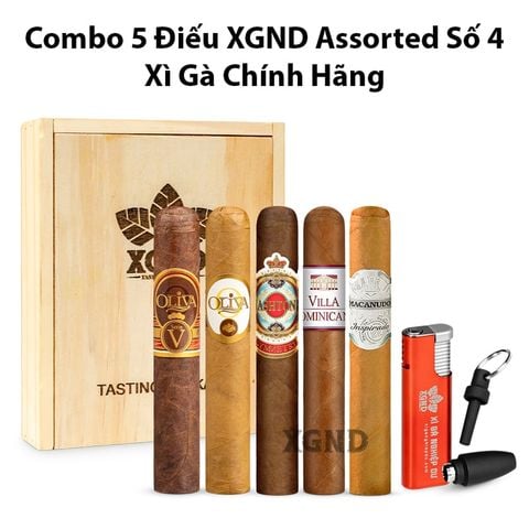 Combo 5 Điếu XGND Assorted Số 4 Chính Hãng