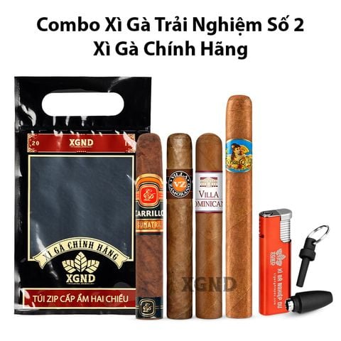 Combo Xì Gà Trải Nghiệm Số 2 - Cigar Chính Hãng