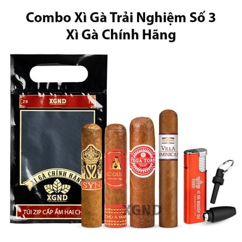 Combo Xì Gà Trải Nghiệm Số 3 - Cigar Chính Hãng