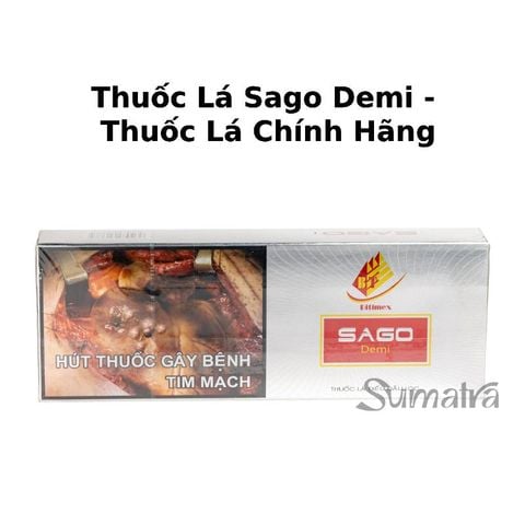 Thuốc Lá Sago Demi – Thuốc Lá Hương Vị Truyền Thống - Thuốc Lá Chính Hãng