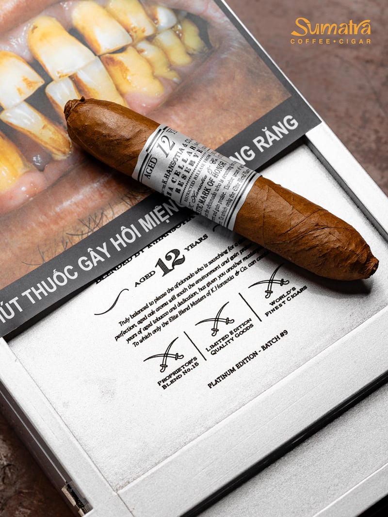Cigar Gurkha Cellar Reserve Platinum 12 Year Solara - Xì Gà Chính Hãng