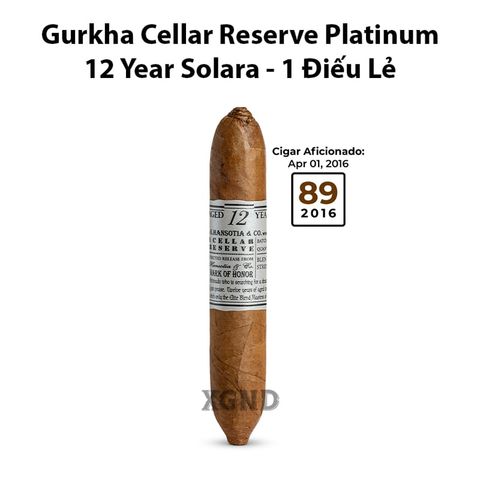 Cigar Gurkha Cellar Reserve Platinum 12 Year Solara - Xì Gà Chính Hãng