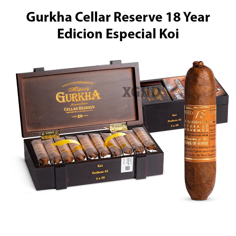 Cigar Gurkha Cellar Reserve 18 Year Edicion Especial Koi - Xì Gà Chính Hãng