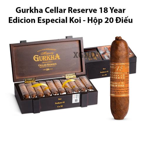 Cigar Gurkha Cellar Reserve 18 Year Edicion Especial Koi - Xì Gà Chính Hãng