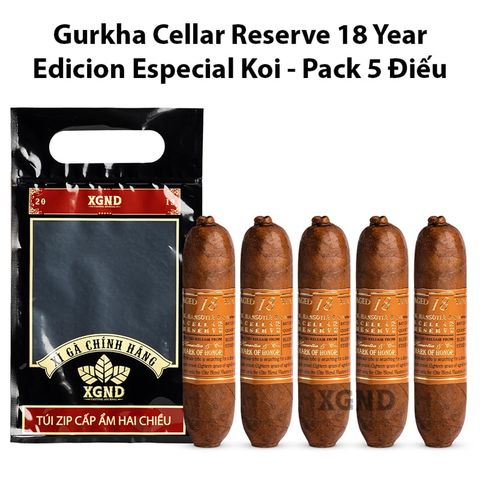 Cigar Gurkha Cellar Reserve 18 Year Edicion Especial Koi - Xì Gà Chính Hãng