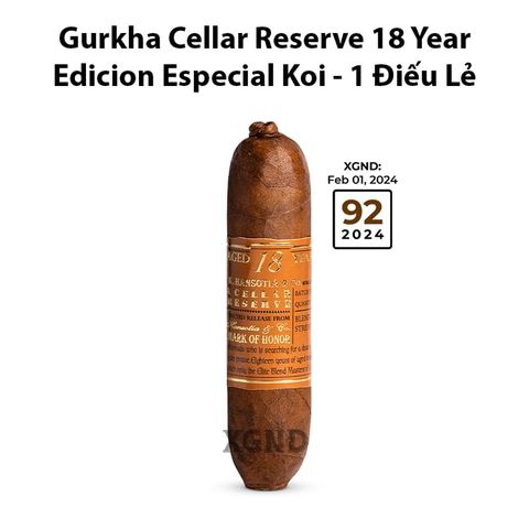 Cigar Gurkha Cellar Reserve 18 Year Edicion Especial Koi - Xì Gà Chính Hãng