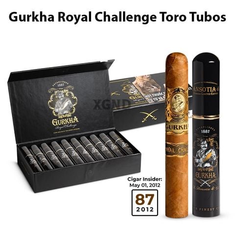 Cigar Gurkha Royal Challenge Toro Tubos - Xì Gà Chính Hãng