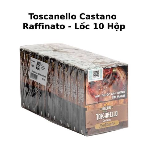Cigar Mini Toscano Toscanello Castano Raffinato - Xì Gà Sữa Ý Chính Hãng