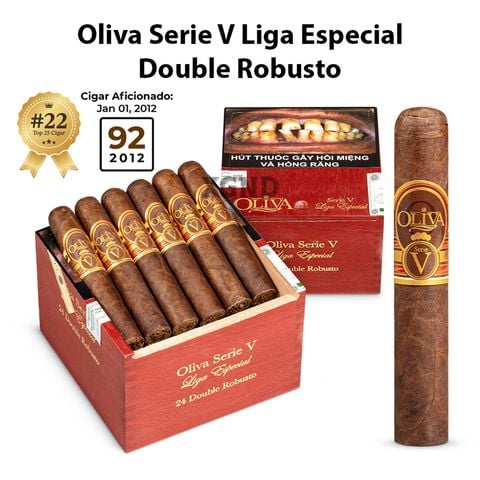 Cigar Oliva Serie V Liga Especial Double Robusto - Xì Gà Chính Hãng