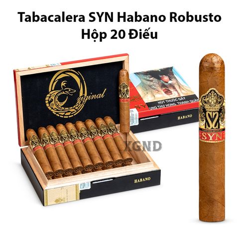 Cigar Tabacalera SYN Habano Robusto - Xì Gà Chính Hãng