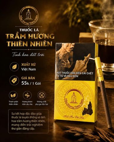 Thuốc lá Trầm Hương Thiên Nhiên - Thuốc Lá Chính Hãng