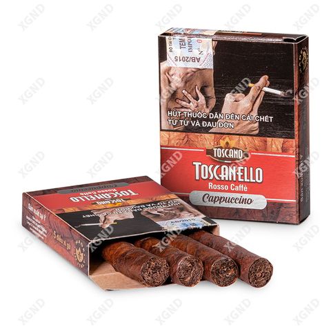 Cigar Mini Toscano Toscanello Rosso Caffe Cappuccino - Xì Gà Sữa Ý Chính Hãng