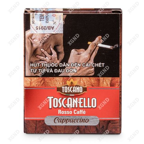 Cigar Mini Toscano Toscanello Rosso Caffe Cappuccino - Xì Gà Sữa Ý Chính Hãng