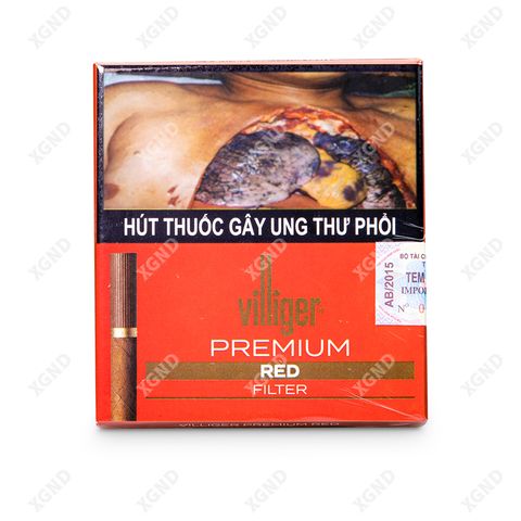 Cigar Villiger Premium Red Filter - Xì Gà Mini Chính Hãng