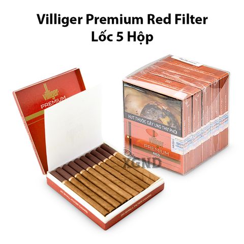 Cigar Villiger Premium Red Filter - Xì Gà Mini Chính Hãng