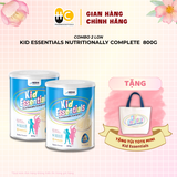  Combo 2 Sữa Bột Kid Essentials- Sữa Úc nhập khẩu chính hãng mẫu mới cho trẻ biếng ăn, chậm tăng cân 800g 