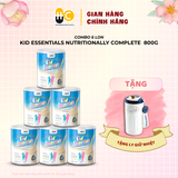  Combo 6 lon Sữa Kid Essentials mẫu mới cho trẻ biếng ăn, chậm tăng cân- 800g [NHẬP KHẨU CHÍNH HÃNG] 