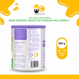  Sữa dinh dưỡng công thức Bubs Organic Grass Fed Toddler Milk Drink 3 